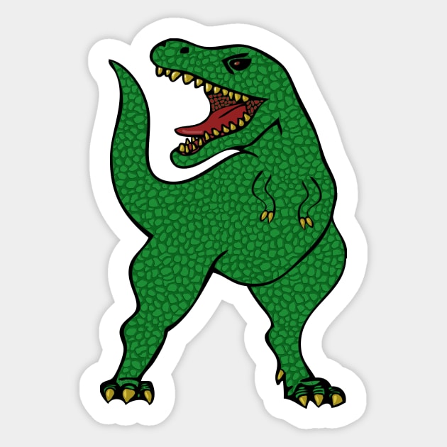 T-Rex Sticker by headrubble